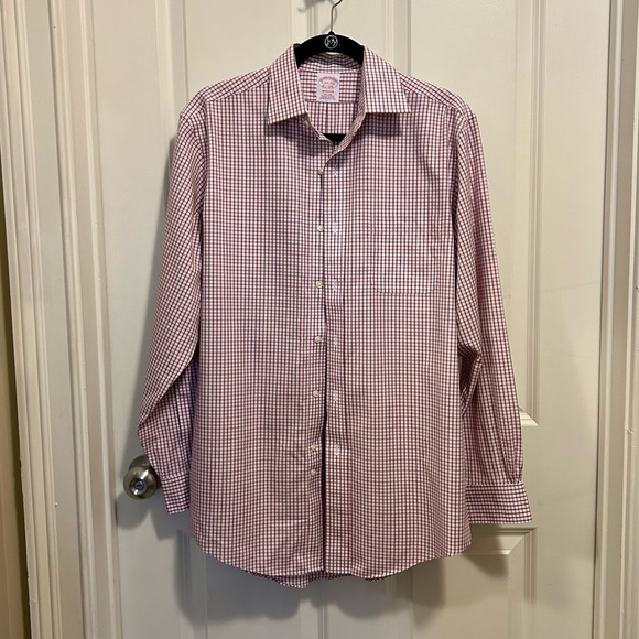 Red & Blue Plaid Brooks Brothers BRAND NEW Button Down 14.5 - 33 - Picture 6 of 11